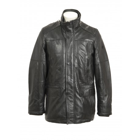 CHAQUETÓN 51749 NAPA NEGRO