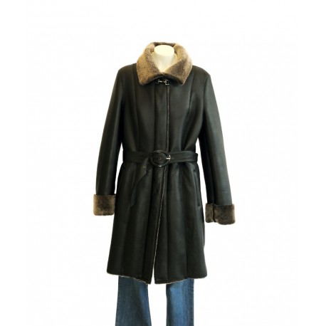 ABRIGO NOVACK MARRÓN 