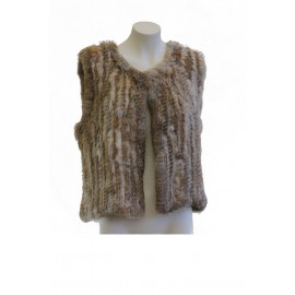 CHALECO 6768 RABBIT NATURAL